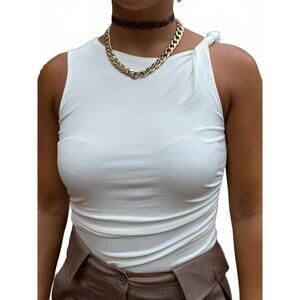 NEW LINE AND DOT cassey top in ivory